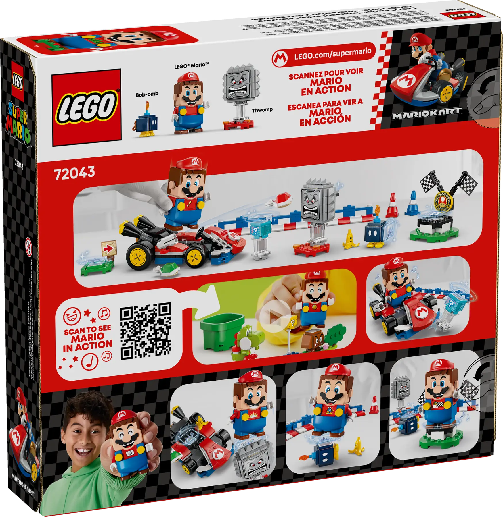Lego Mario Kart™ – Interactive LEGO® Mario™ & Standard Kart (72043)