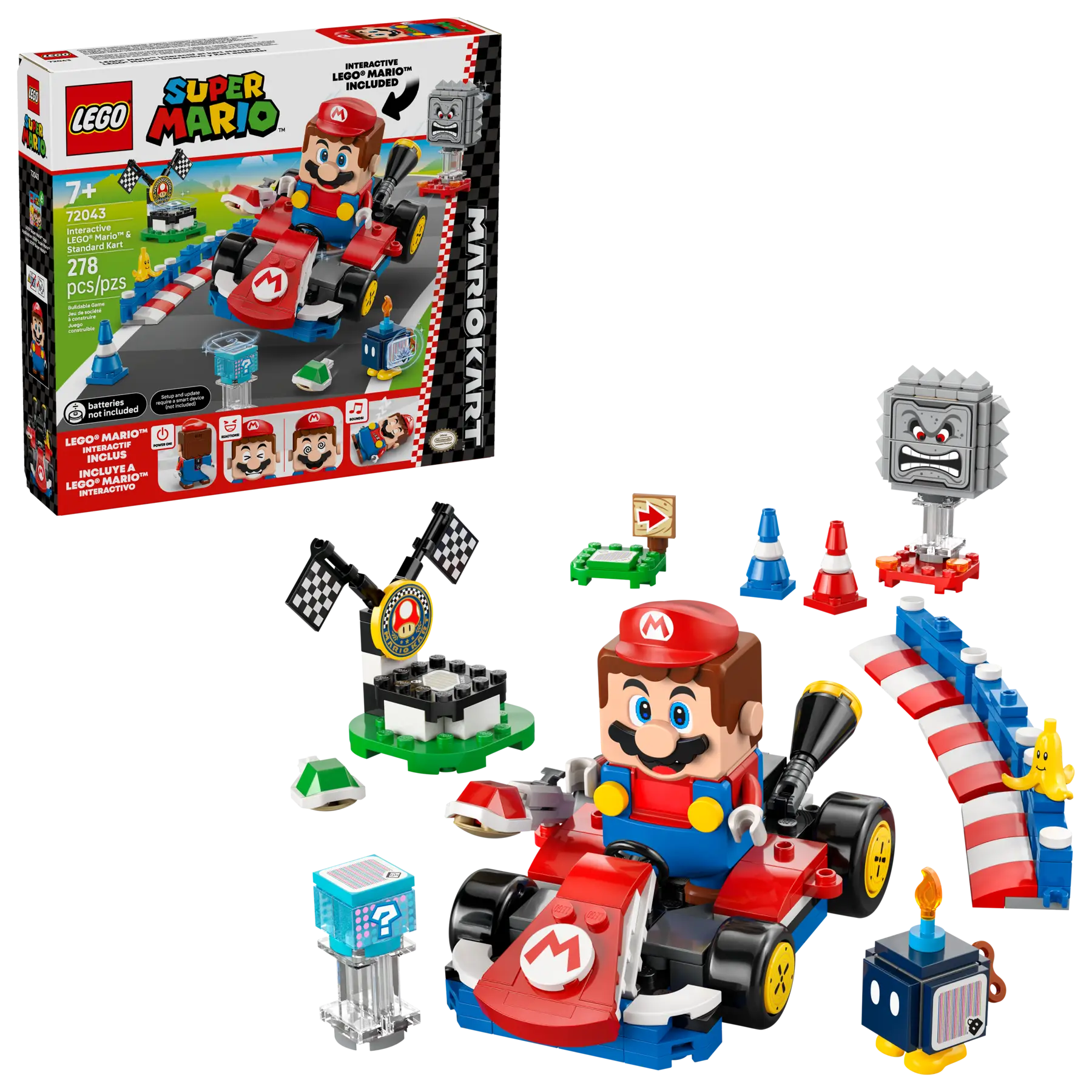 Lego Mario Kart™ – Interactive LEGO® Mario™ & Standard Kart (72043)