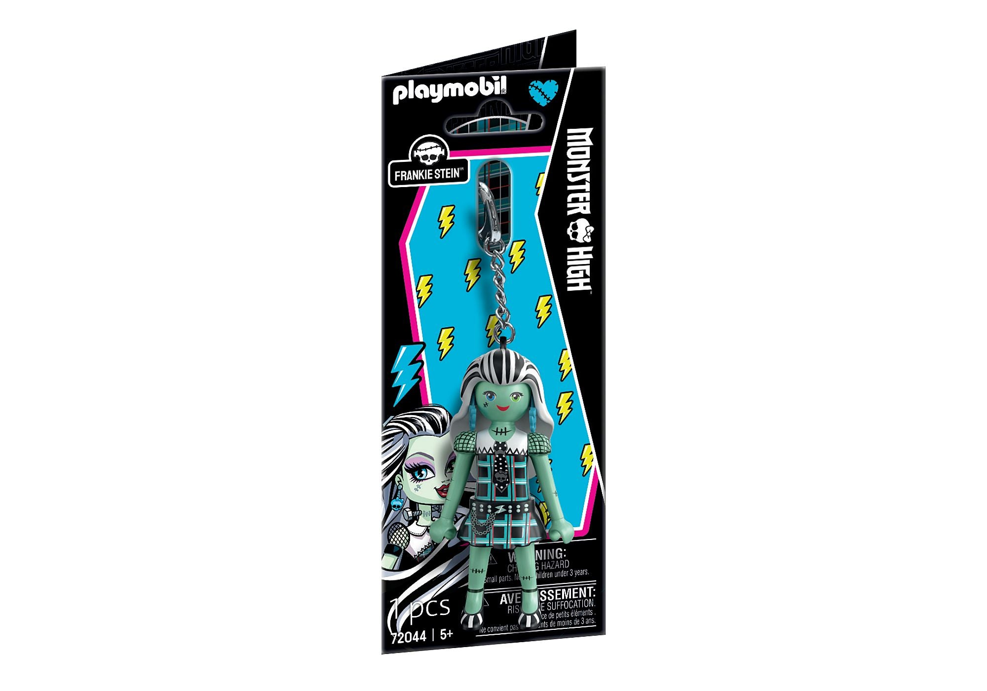 Playmobil x Monster High Frankie Stein Keychain