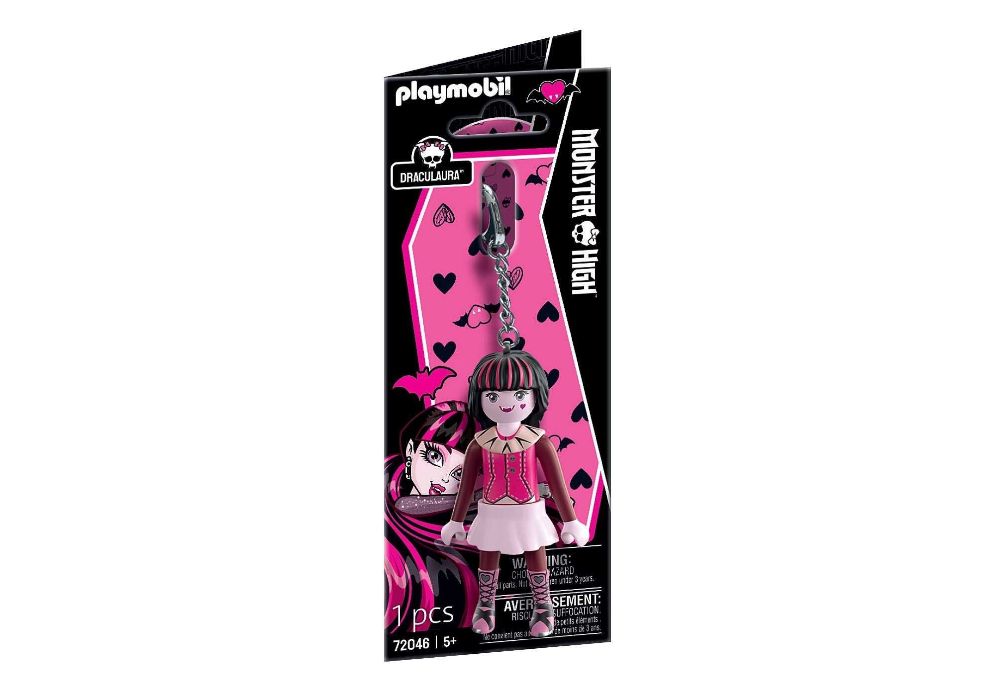 Playmobil x Monster High Draculaura Keychain