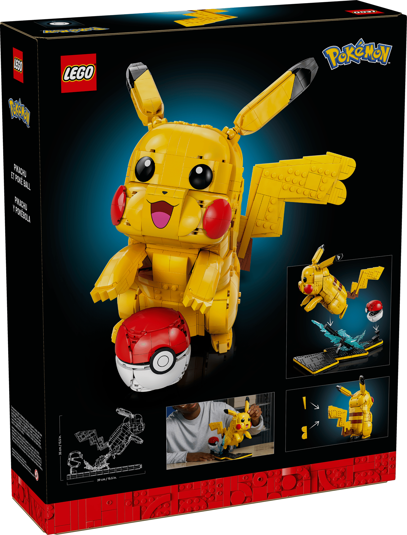 LEGO Pokémon Pikachu and Poké Ball [72152]
