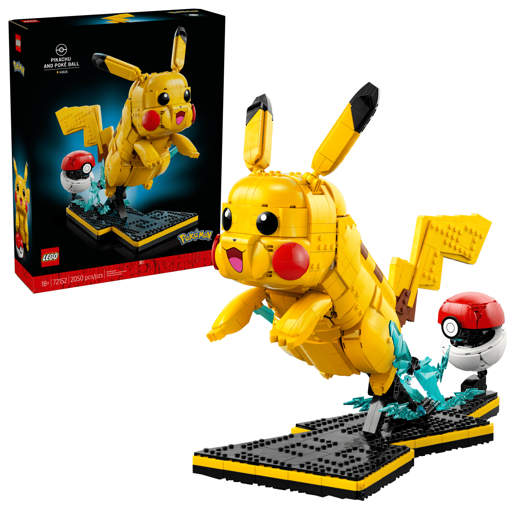 LEGO Pokémon Pikachu and Poké Ball [72152]