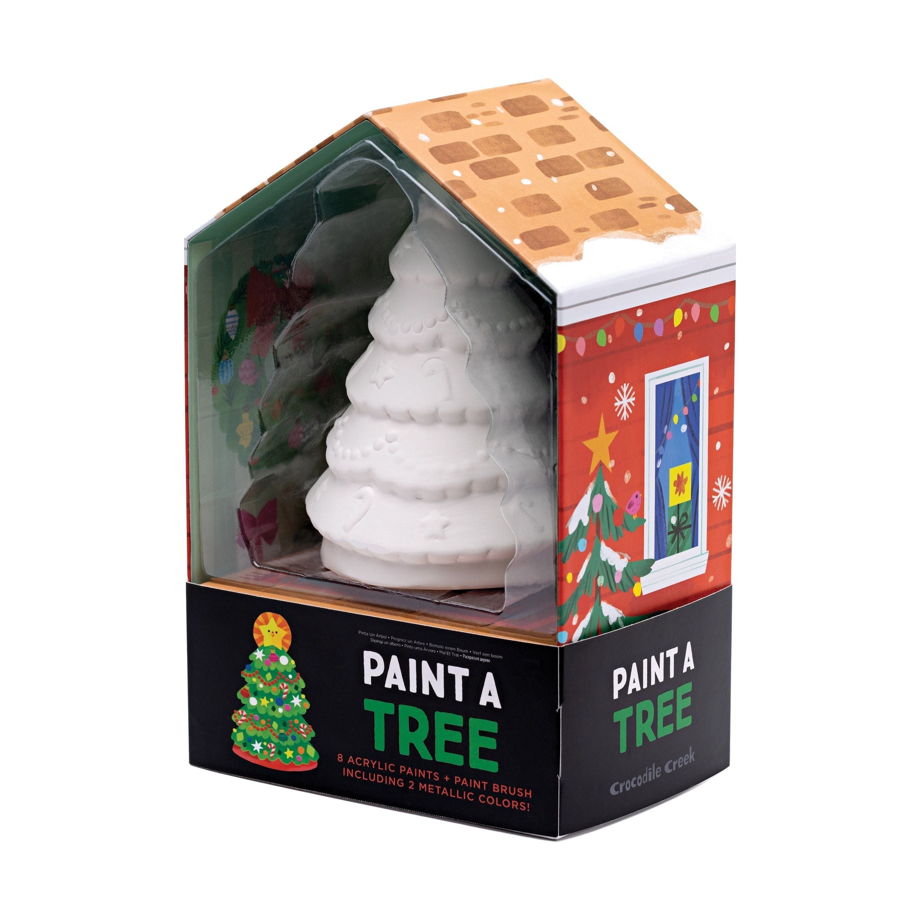 Crocodile Creek Christmas Tree Paint-a-Ceramic Activity Kit