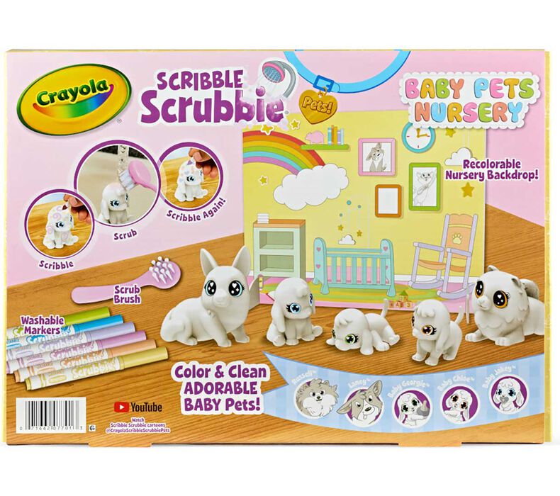 Crayola Scribble Scrubbie Baby Pets Nursery