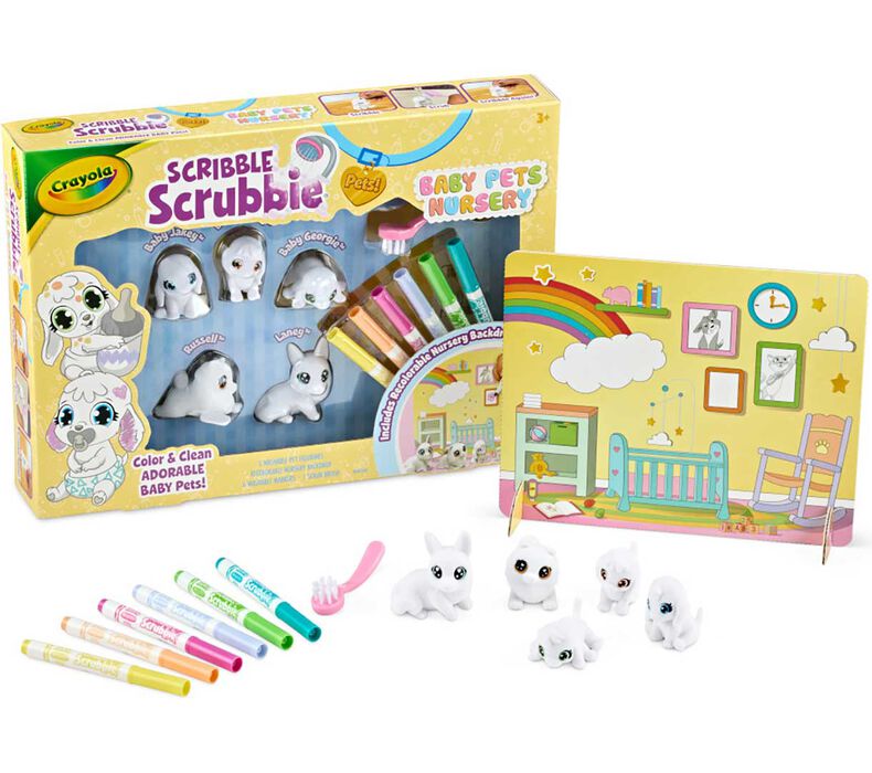 Crayola Scribble Scrubbie Baby Pets Nursery