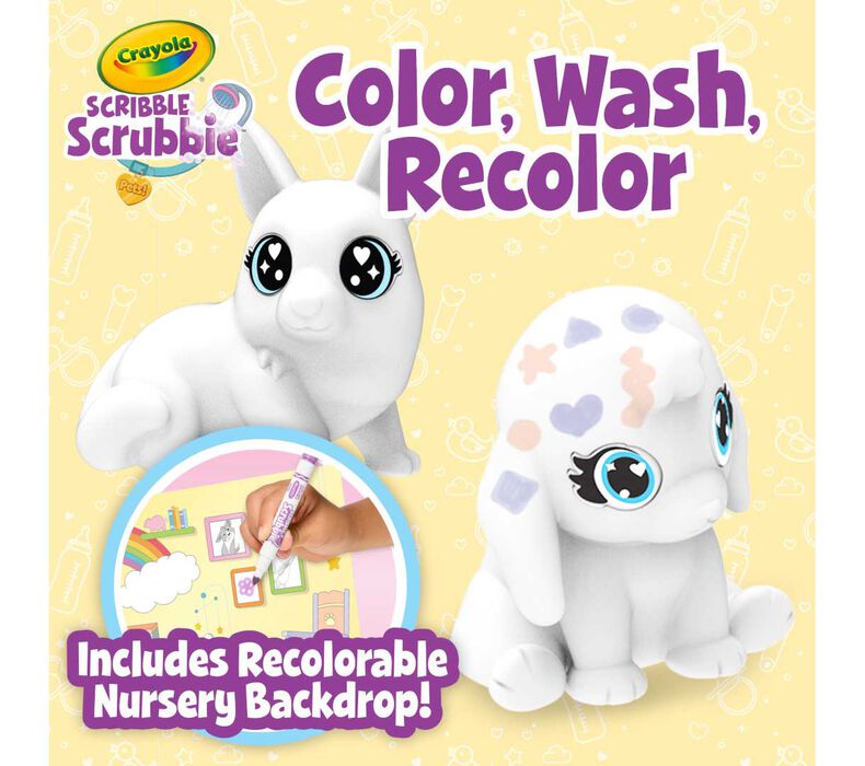 Crayola Scribble Scrubbie Baby Pets Nursery