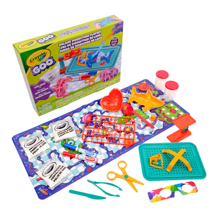 Crayola Goo Dissection Playset – DIY Less-Mess Slime Dissection Activity Kit (Ages 6+)
