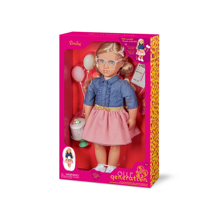 Our Generation Doll - Emily Party Planner Doll & Storybook