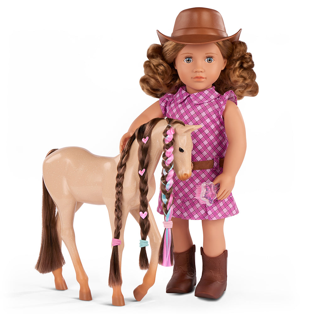 Our Generation Callie 18" Doll and Horse Foal