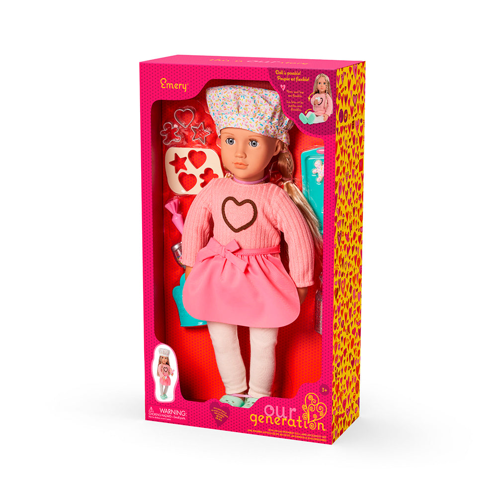 Our Generation Emery the Baker 18" Deluxe Doll