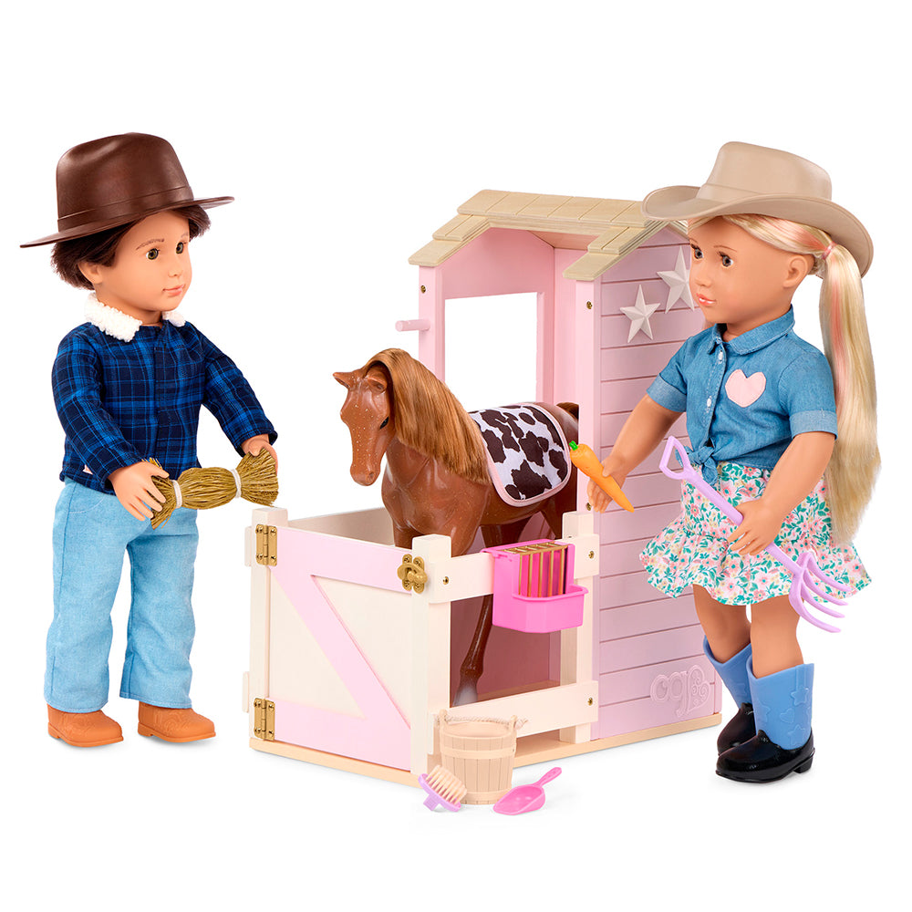 Our Generation Single Barn with Foal