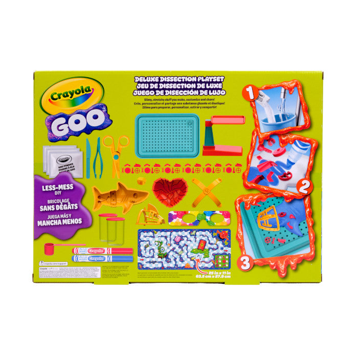 Crayola Goo Dissection Playset – DIY Less-Mess Slime Dissection Activity Kit (Ages 6+)