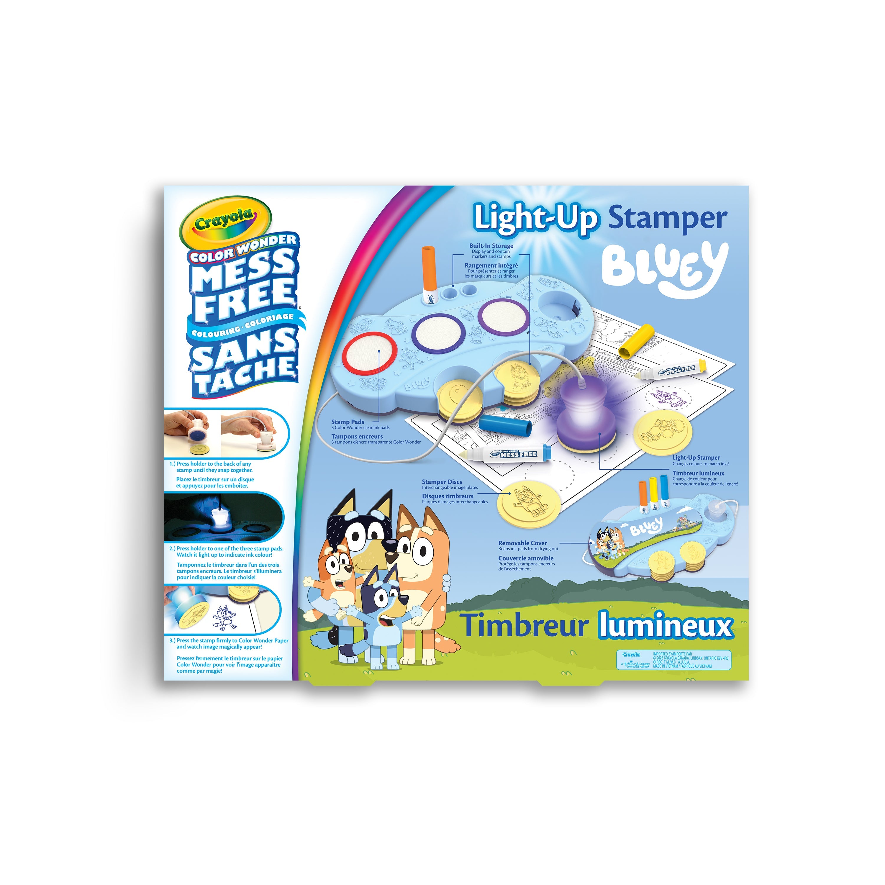 Crayola Magic Light Up Bluey Stamper