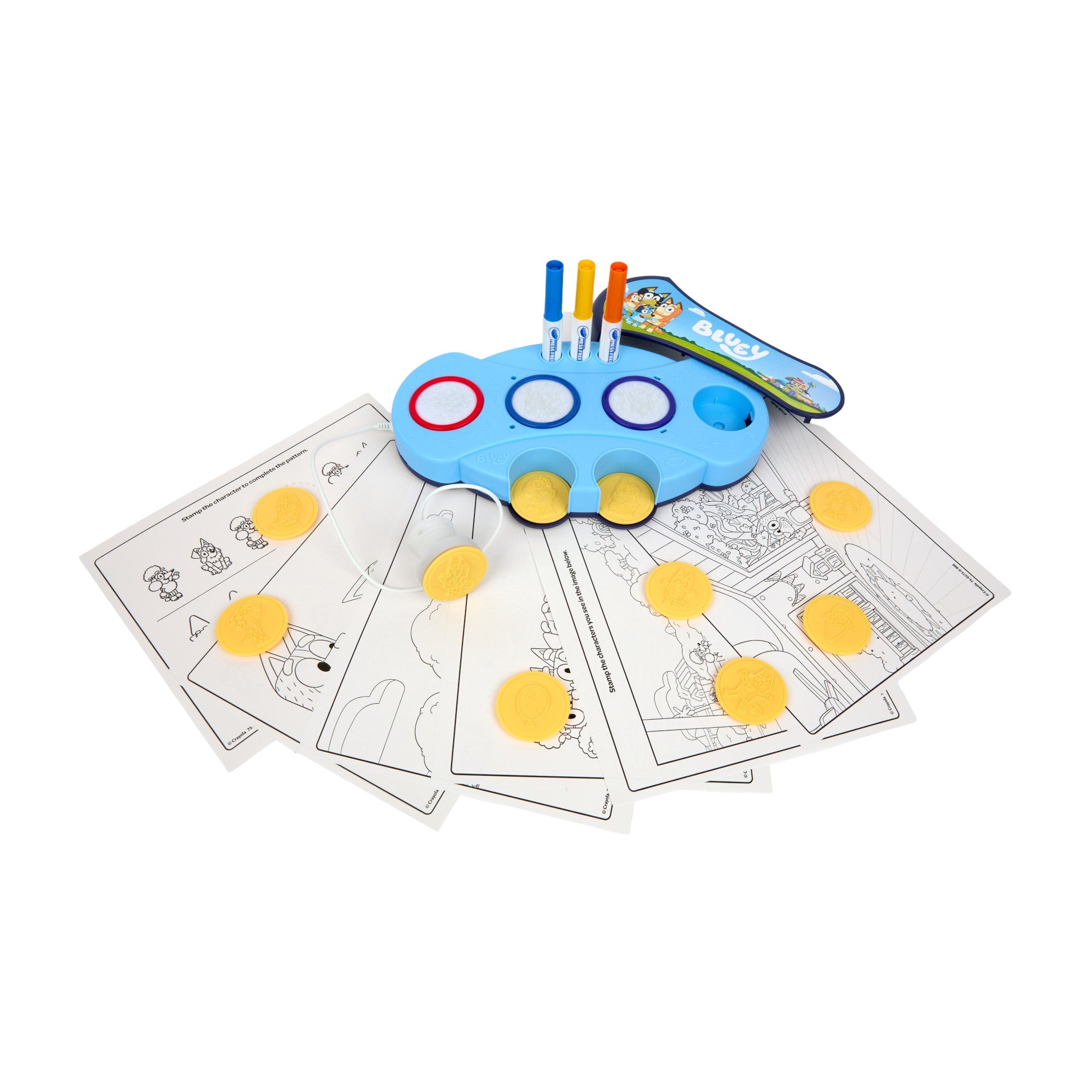 Crayola Magic Light Up Bluey Stamper