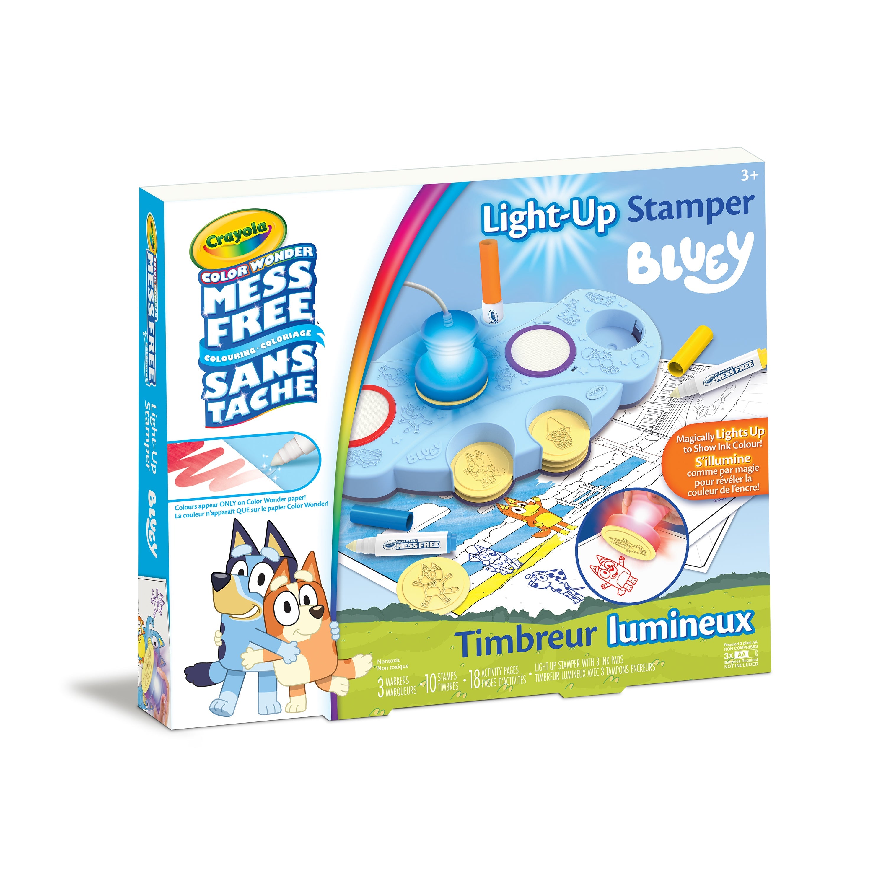 Crayola Magic Light Up Bluey Stamper