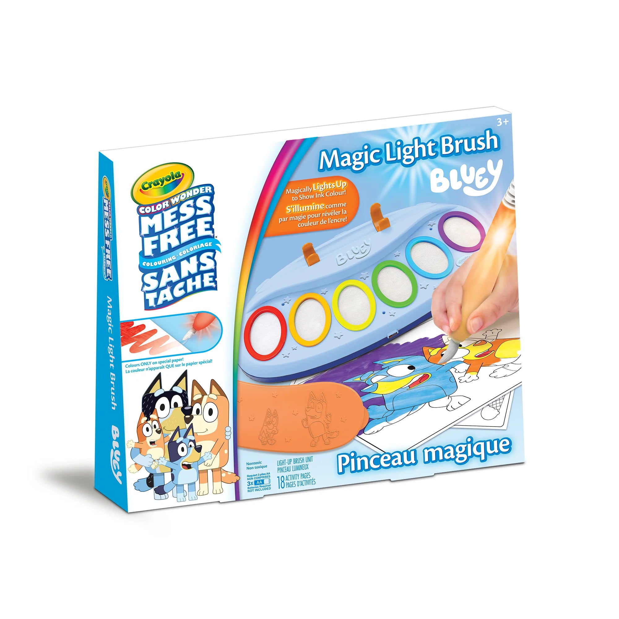 Crayola Color Wonder Bluey Magic Light Brush