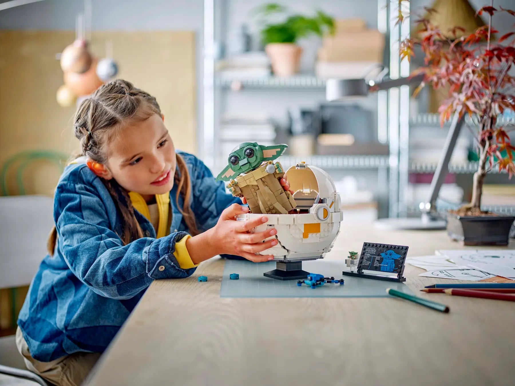 Lego Grogu™ with Hover Pram (75403)