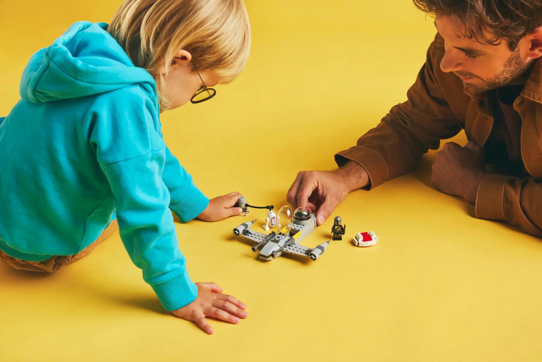 Lego Mando and Grogu's N-1 Starfi..(75410)