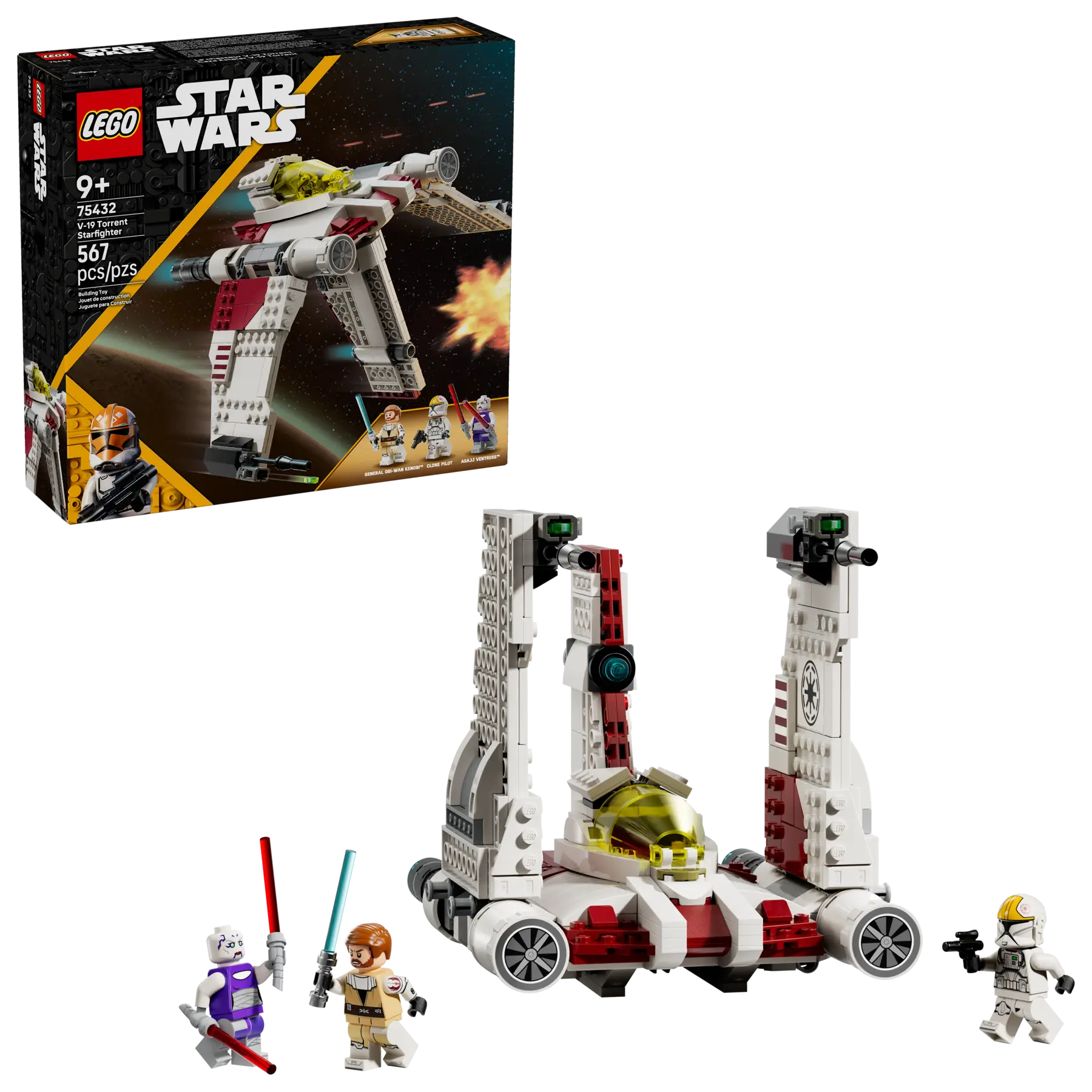 Lego V-19 Torrent Starfighter (75432)