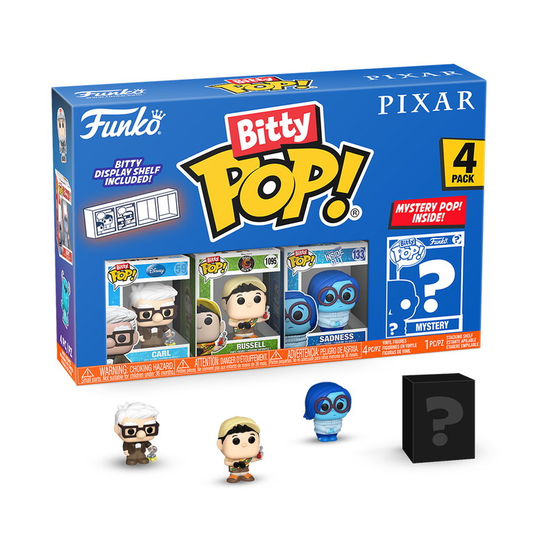 Funko Bitty Pop! Pixar Up – 4-Pack Mini Collectible Figures Set