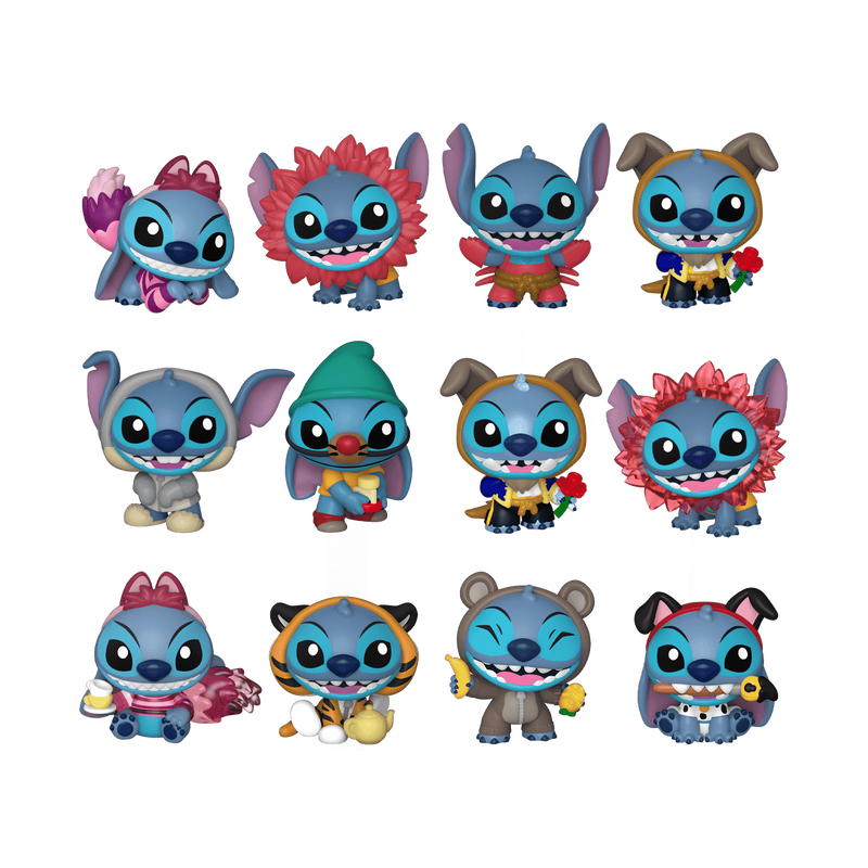 Funko Mystery Mini Disney Stitch in Costume – 12-Piece PDQ Blind Box Display
