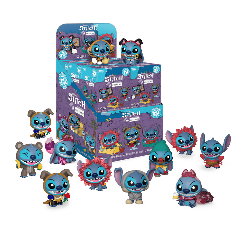 Funko Mystery Mini Disney Stitch in Costume – 12-Piece PDQ Blind Box Display