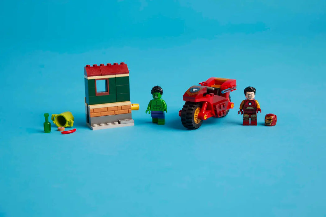 Lego Iron Man with Bike and The Hulk (76287)