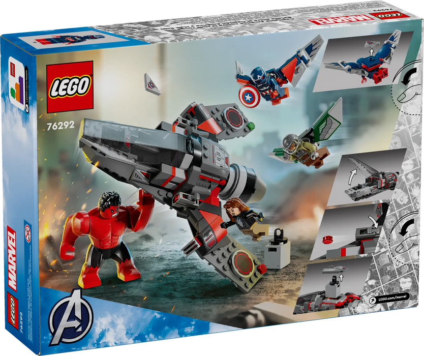 Lego Captain America vs. Red Hulk Battle (76292)