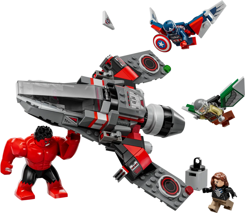 Lego Captain America vs. Red Hulk Battle (76292)