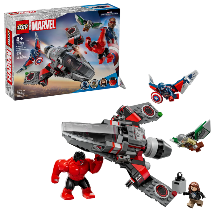 Lego Captain America vs. Red Hulk Battle (76292)