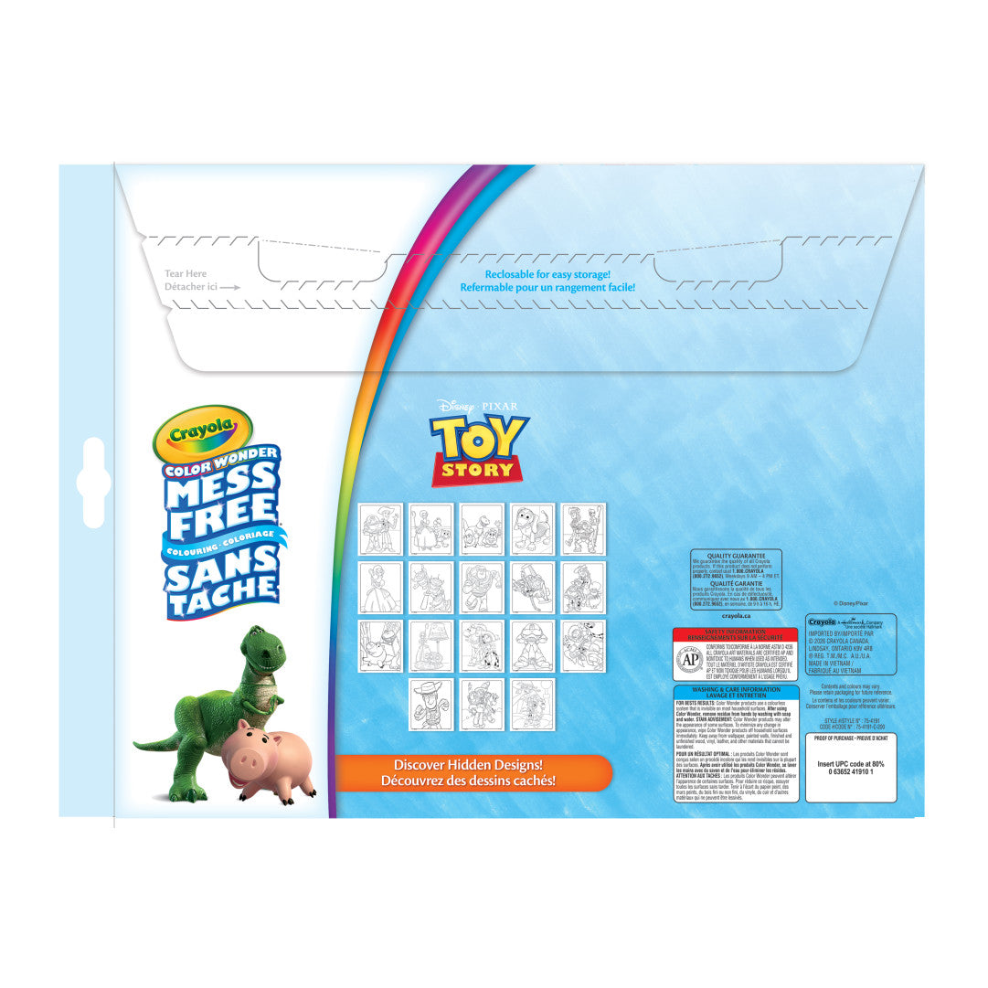 Crayola Color Wonder Toy Story 5 Colouring Pages & Markers – Mess-Free Art Set for Kids