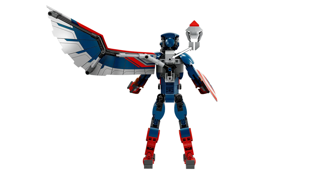 Lego New Captain America Construction Figure (76296)