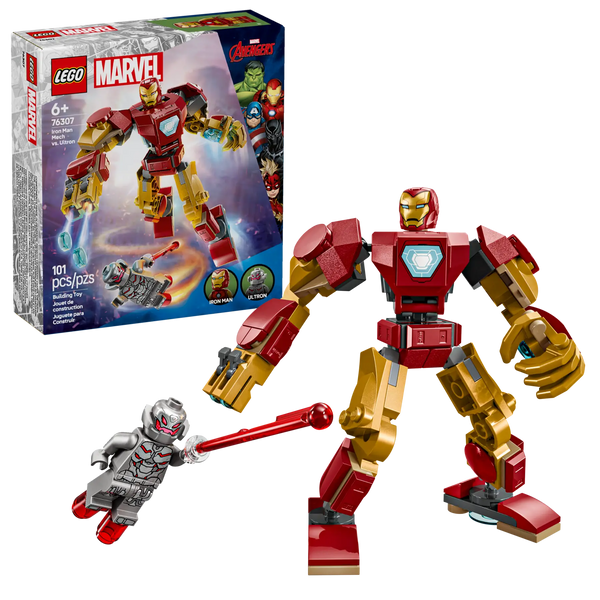 Lego Iron Man Mech vs. Ultron (76307) – Bright Bean Toys