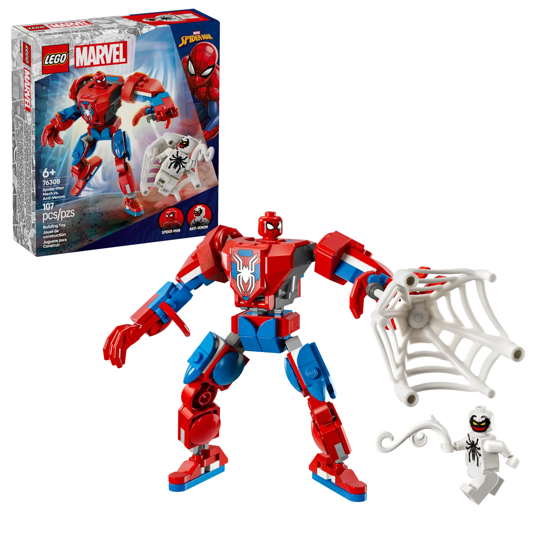 Lego Spider-Man Mech vs. Anti-Venom  (76308)