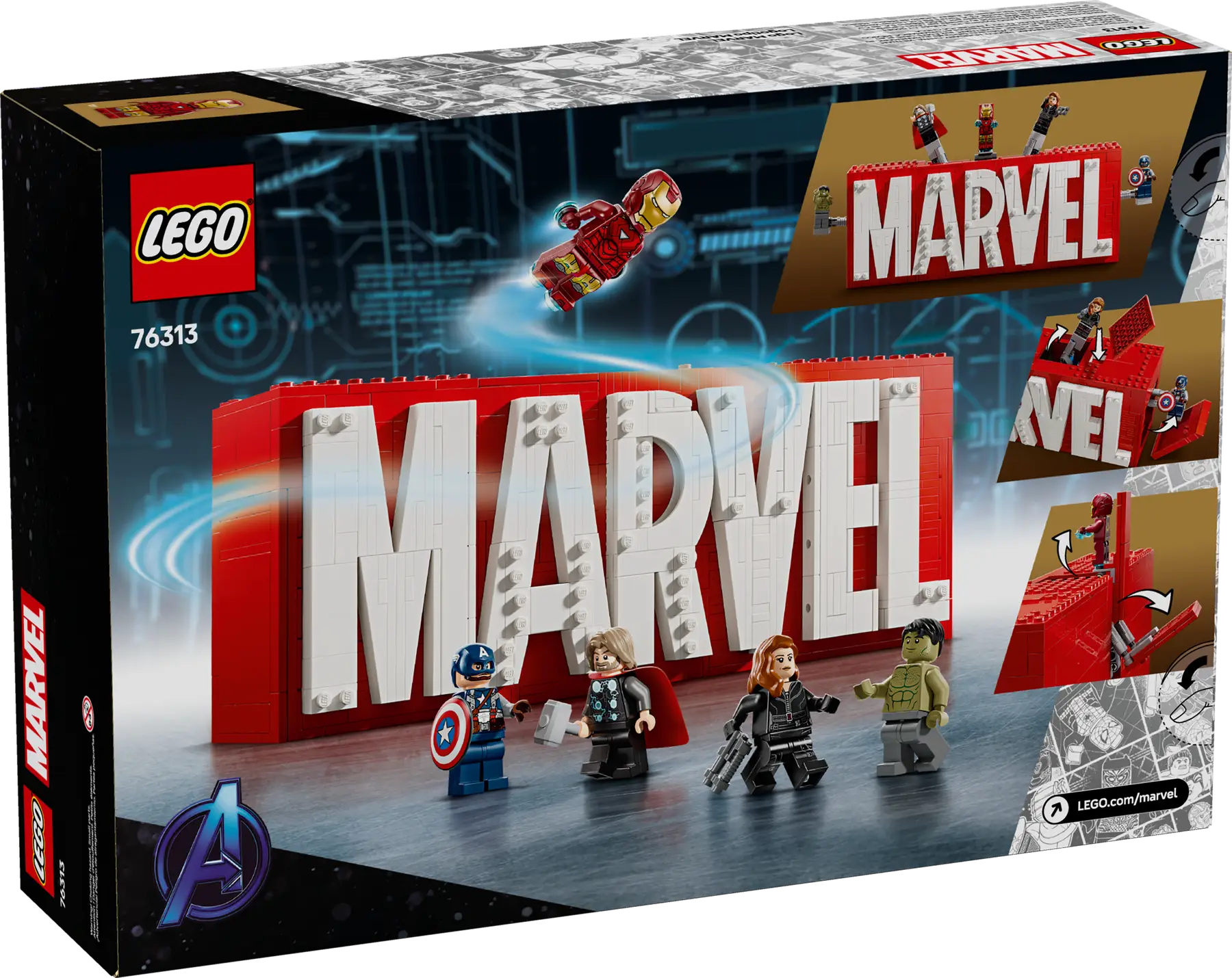 Lego MARVEL Logo & Minifigures (76313)