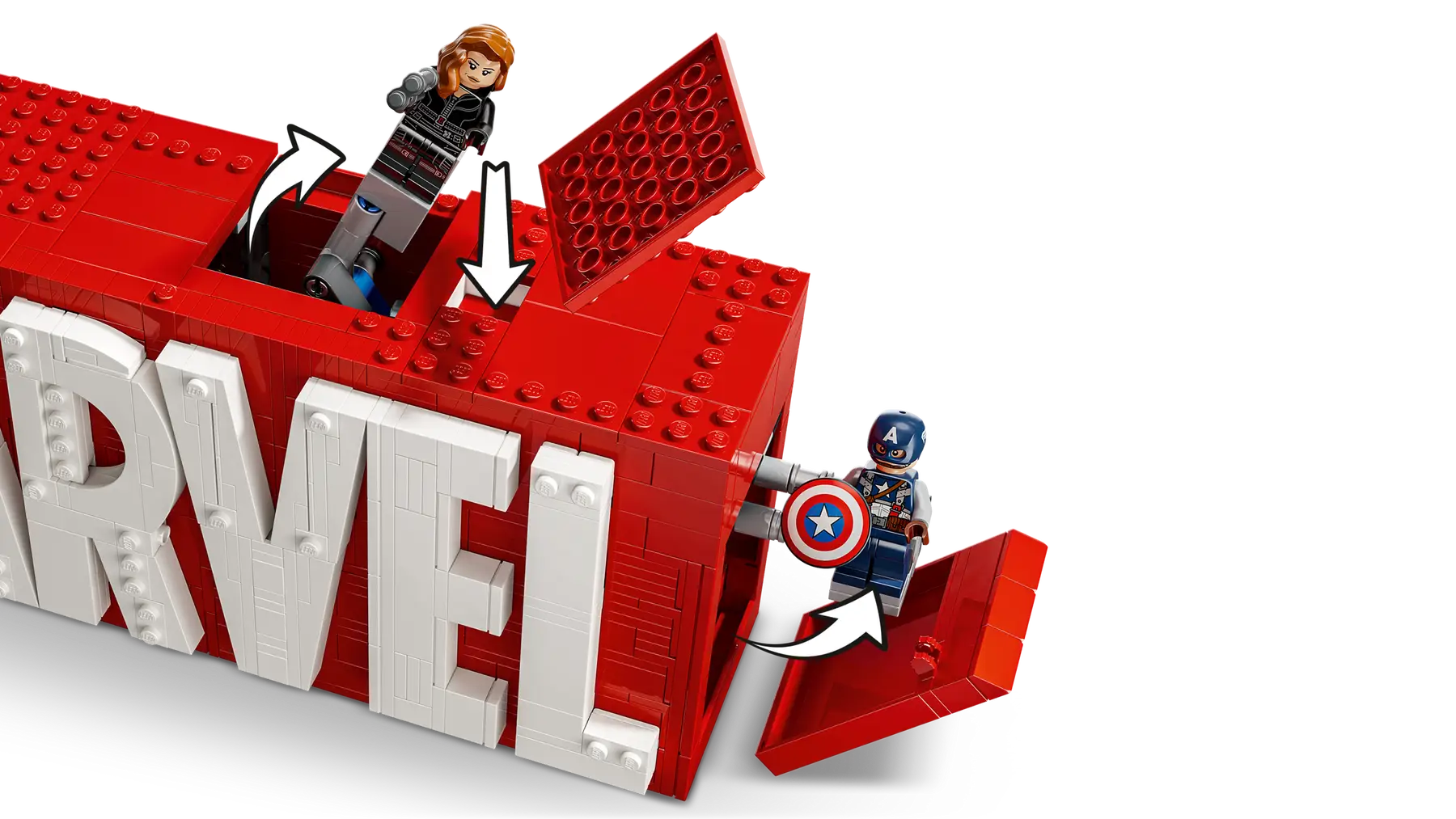 Lego MARVEL Logo & Minifigures (76313)
