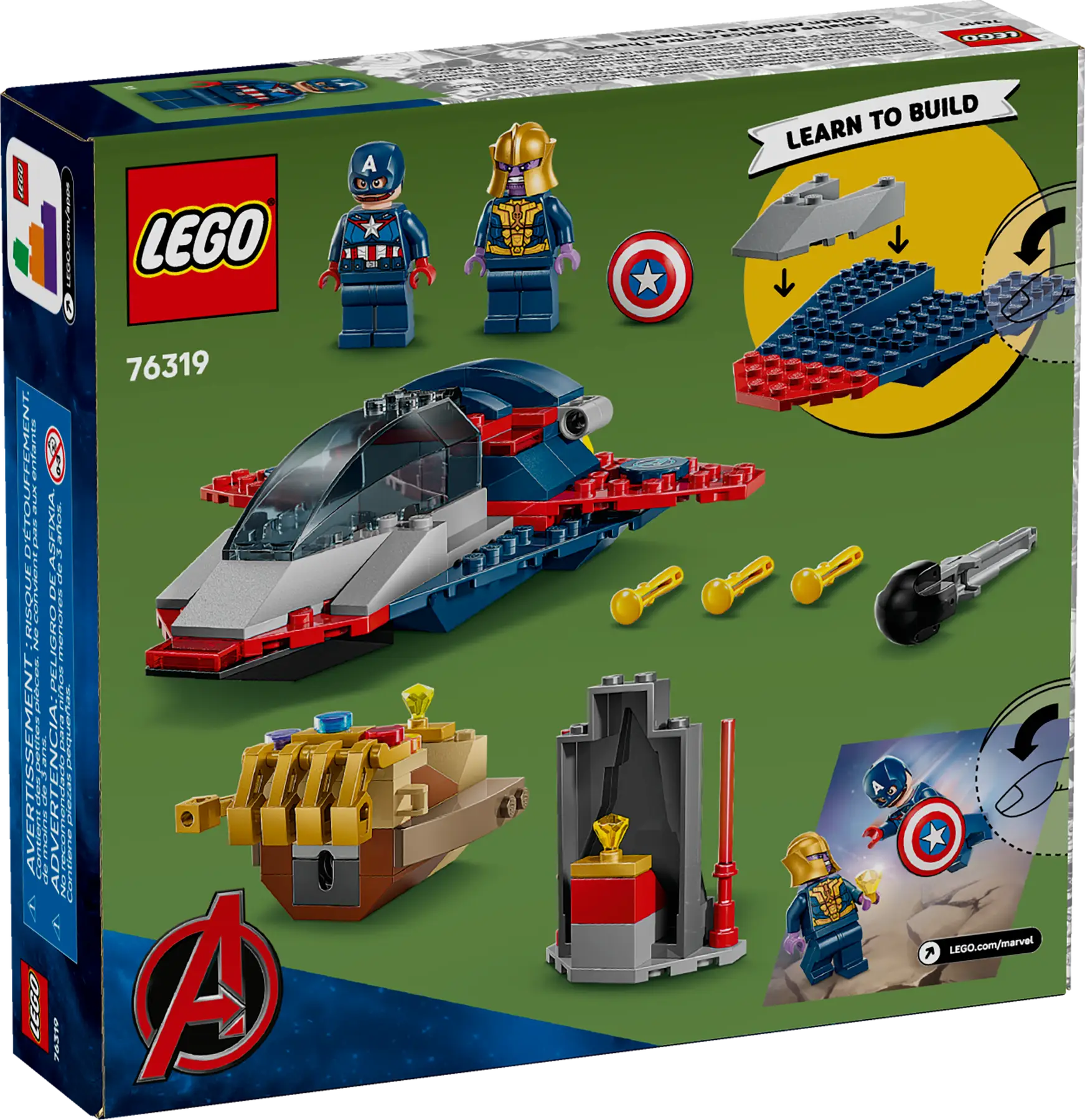 Lego Captain America vs. Thanos (76319)
