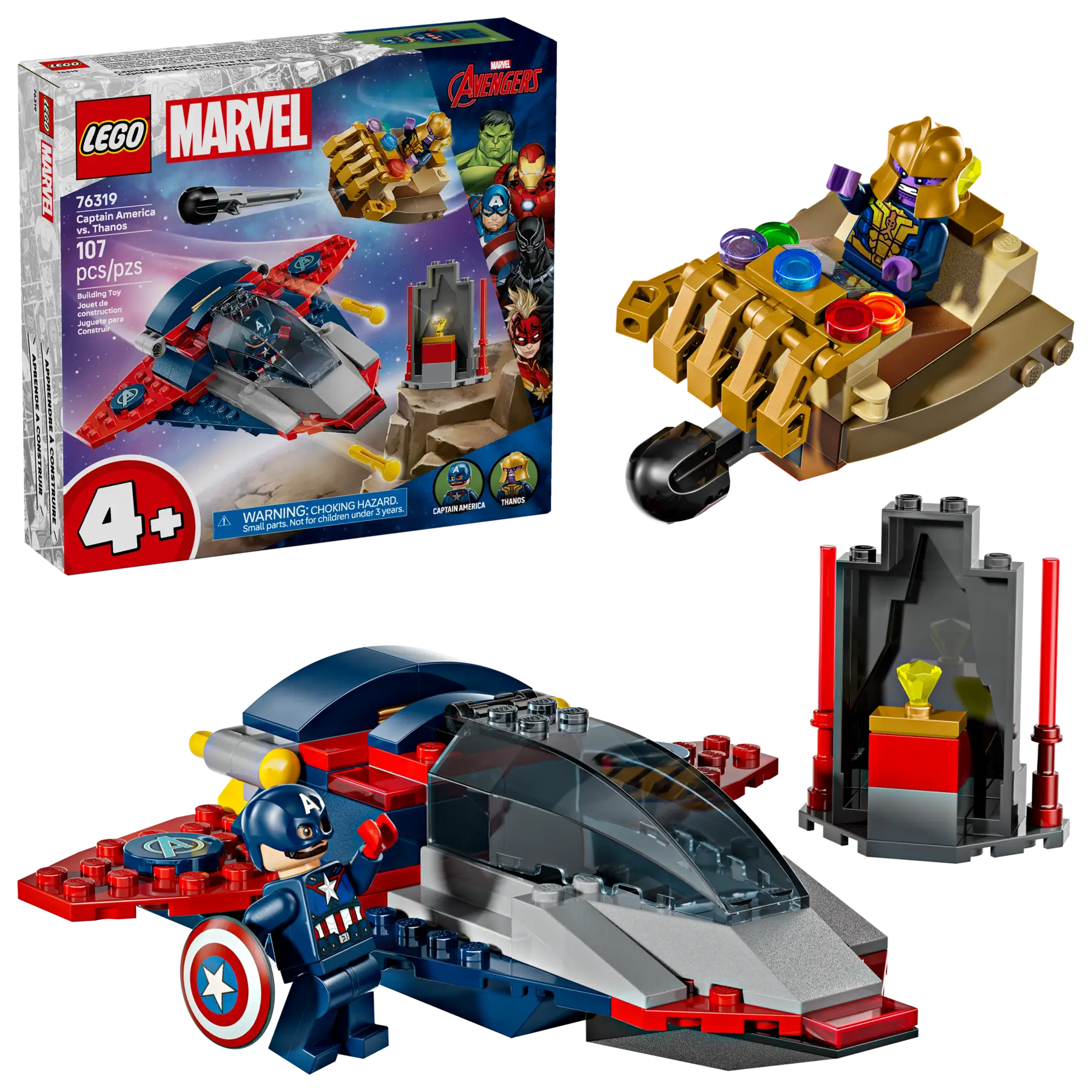 Lego Captain America vs. Thanos (76319)