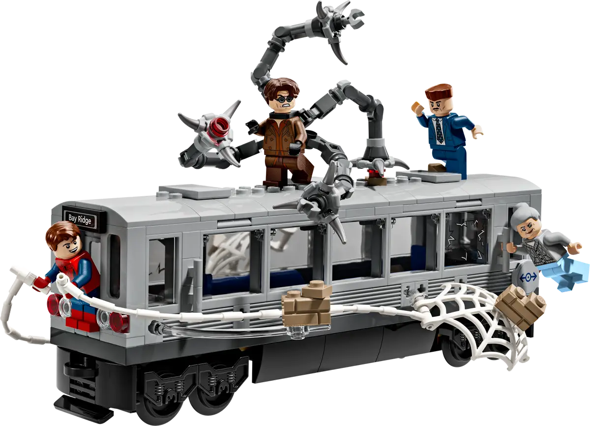 Lego Spider-Man vs. Doc Ock Subway Train Scene (76321)