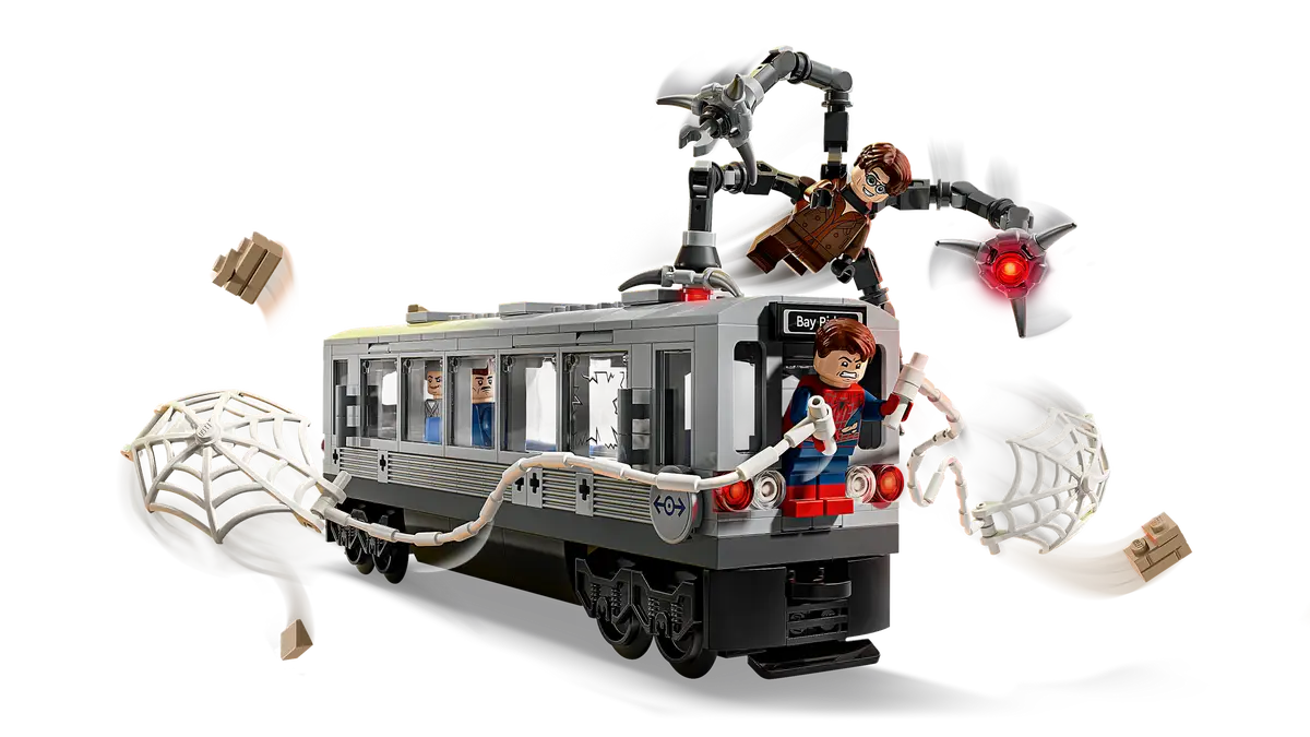 Lego Spider-Man vs. Doc Ock Subway Train Scene (76321)