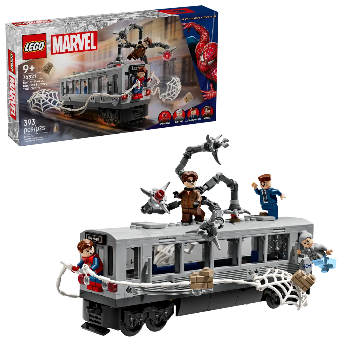 Lego Spider-Man vs. Doc Ock Subway Train Scene (76321)