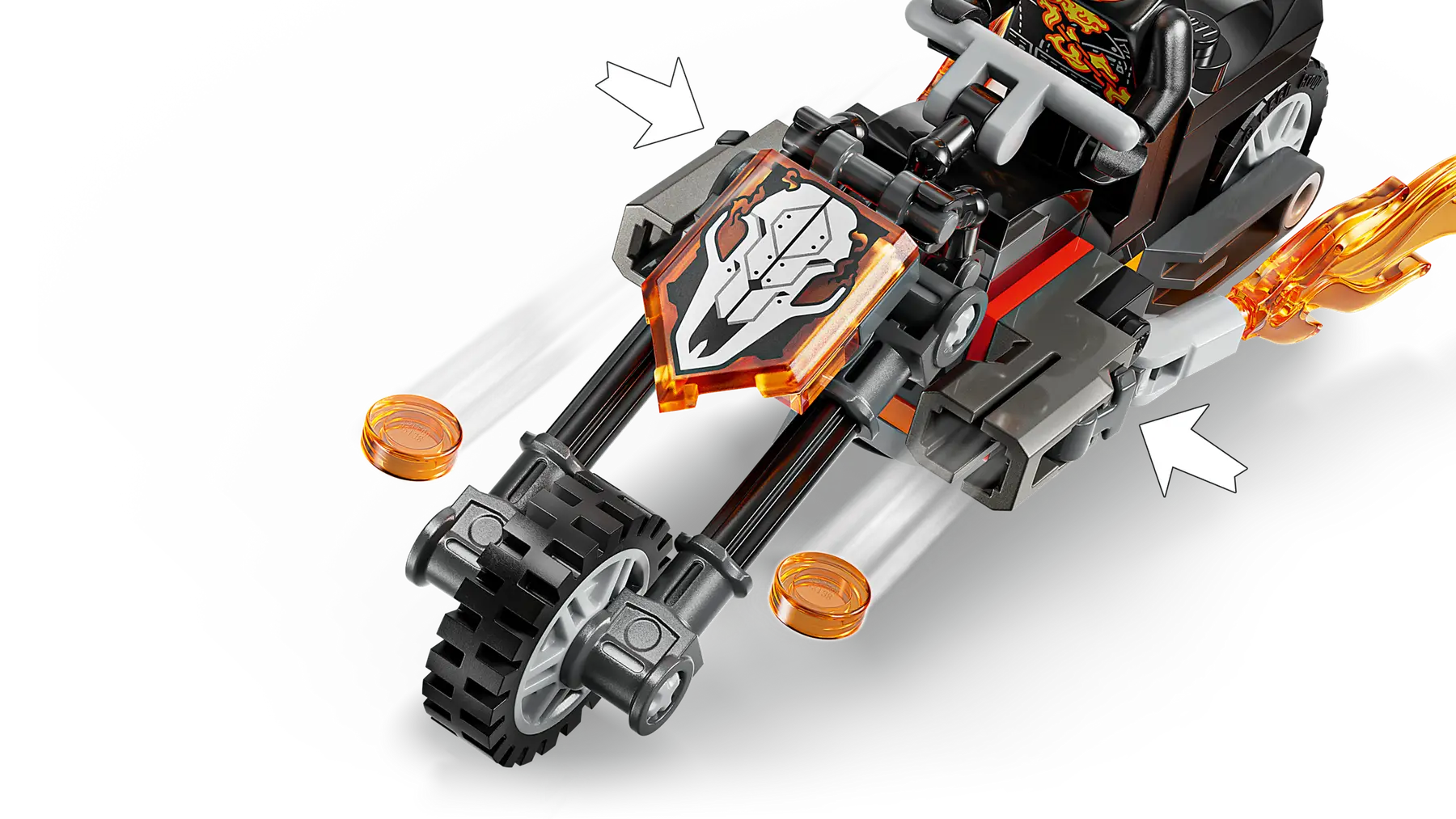 Lego Spider-Man vs. Ghost Rider Motorcycle (76335)