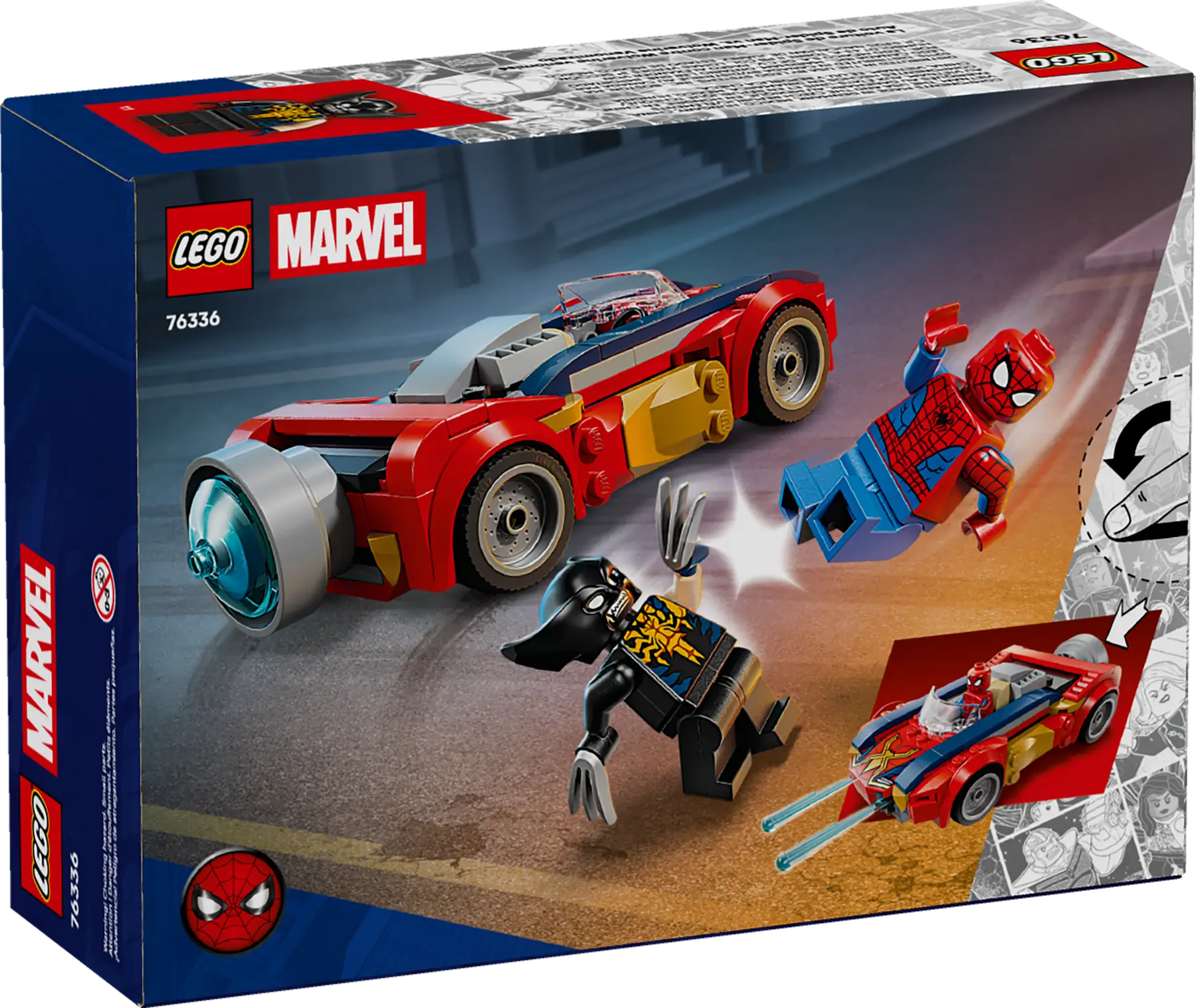 Lego Spider-Man Car vs. Venomized Wolverine (76336)
