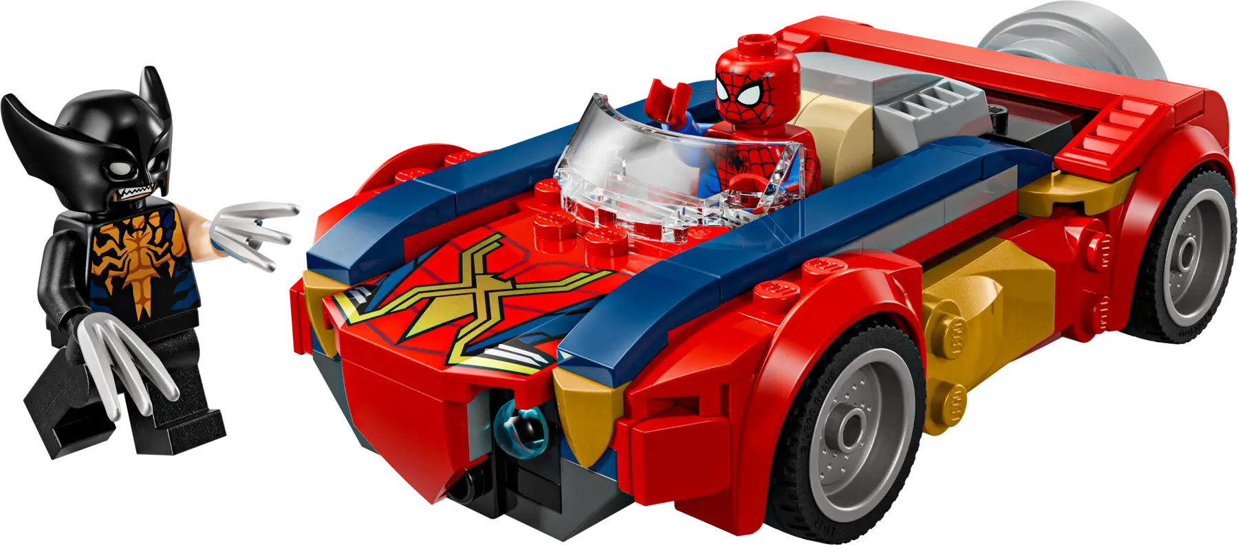 Lego Spider-Man Car vs. Venomized Wolverine (76336)
