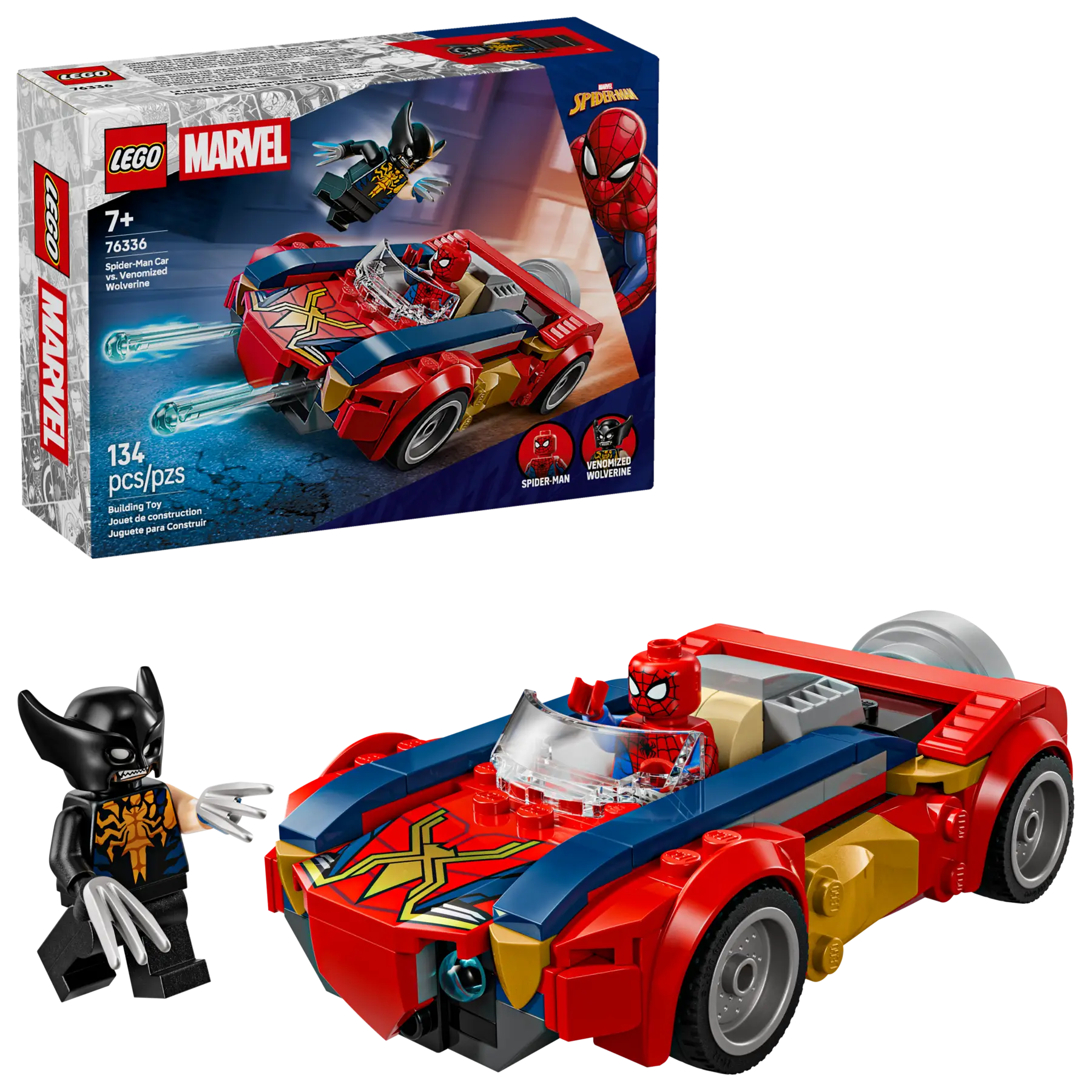 Lego Spider-Man Car vs. Venomized Wolverine (76336)