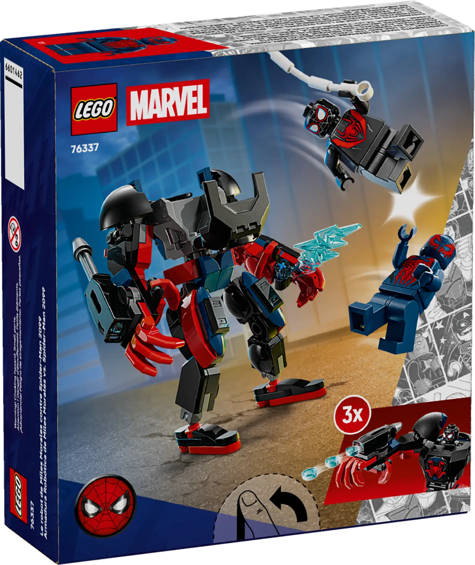 Lego Miles Morales Mech vs. Spider-Man 2099 (76337
