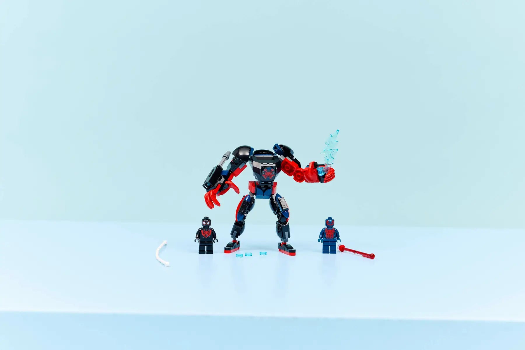 Lego Miles Morales Mech vs. Spider-Man 2099 (76337
