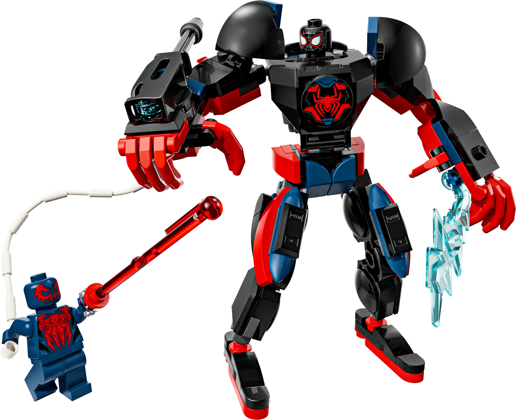 Lego Miles Morales Mech vs. Spider-Man 2099 (76337