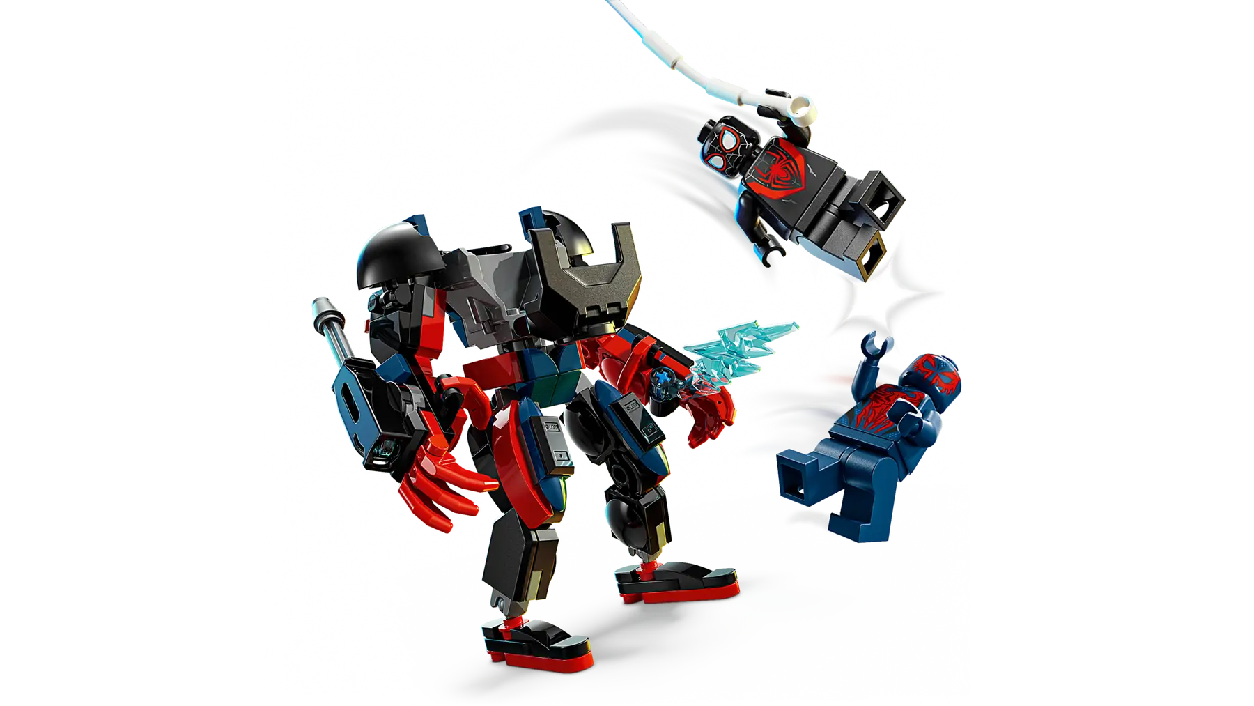 Lego Miles Morales Mech vs. Spider-Man 2099 (76337