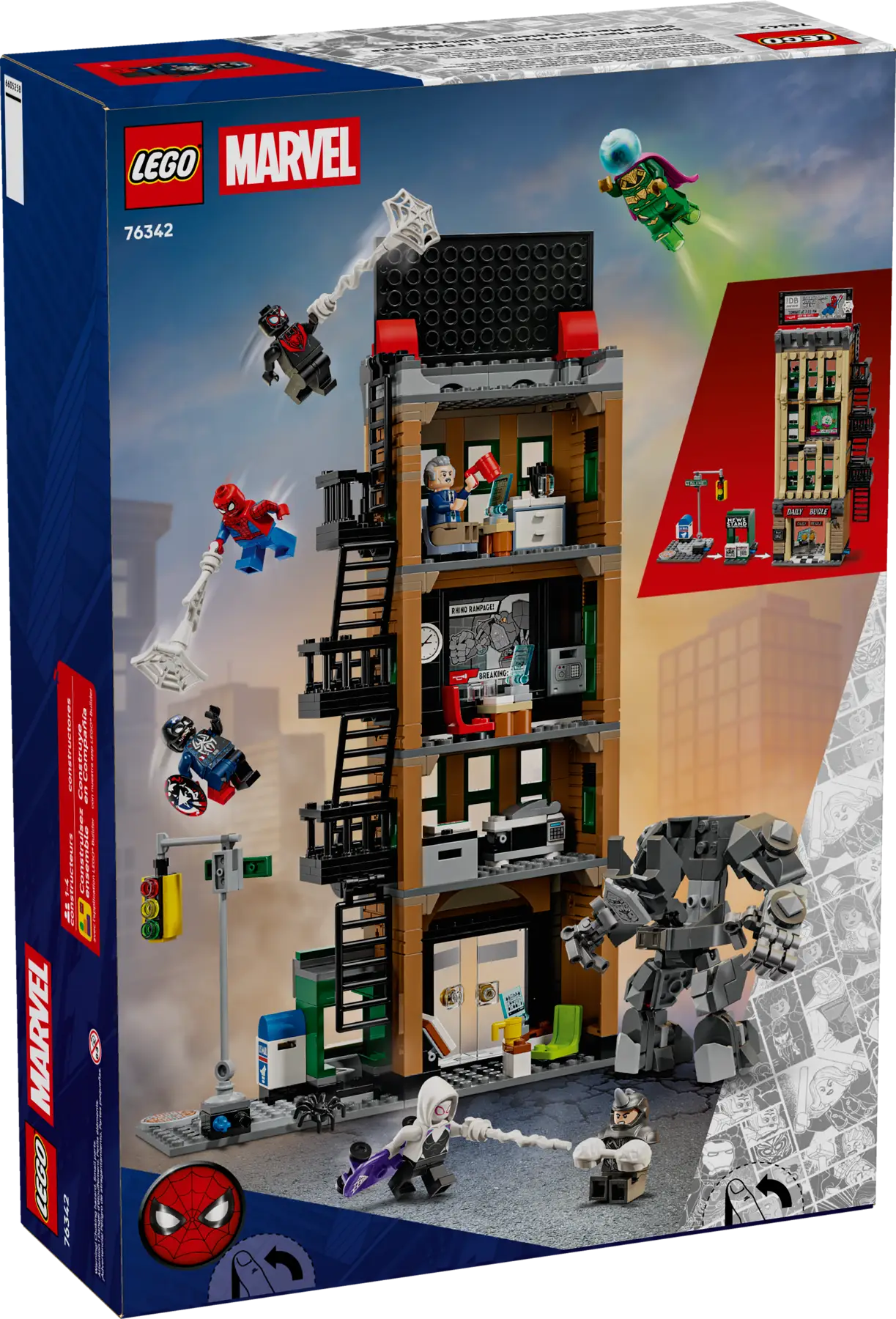 Lego Spider-Man vs. Mysterio: The Daily Bugle (76342)